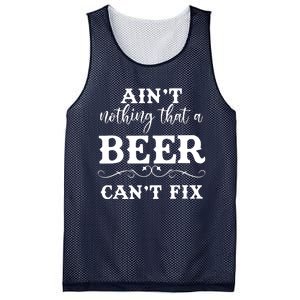 Aint Nothing That A Beer Cant Fix Mesh Reversible Basketball Jersey Tank