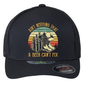 AinT Nothing That A Beer CanT Fix Country Music Flexfit Unipanel Trucker Cap