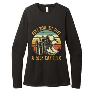 AinT Nothing That A Beer CanT Fix Country Music Womens CVC Long Sleeve Shirt