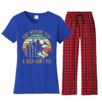 AinT Nothing That A Beer CanT Fix Country Music Women's Flannel Pajama Set