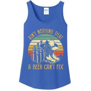 AinT Nothing That A Beer CanT Fix Country Music Ladies Essential Tank