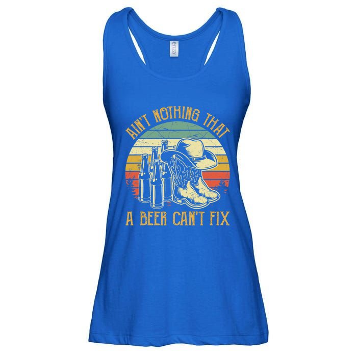 AinT Nothing That A Beer CanT Fix Country Music Ladies Essential Flowy Tank