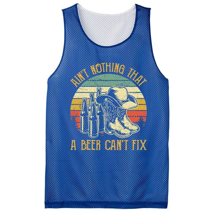 AinT Nothing That A Beer CanT Fix Country Music Mesh Reversible Basketball Jersey Tank