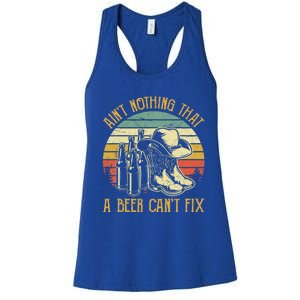 AinT Nothing That A Beer CanT Fix Country Music Women's Racerback Tank