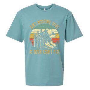 AinT Nothing That A Beer CanT Fix Country Music Sueded Cloud Jersey T-Shirt