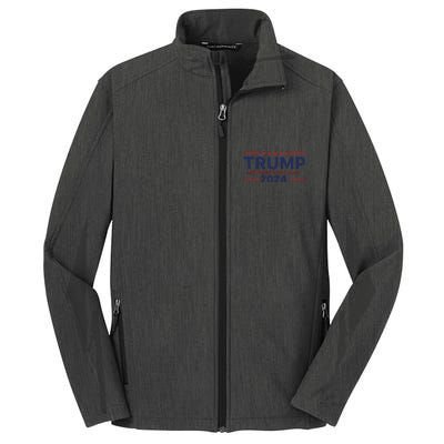 America Needs Trump Again 2024 Donald Trump Core Soft Shell Jacket