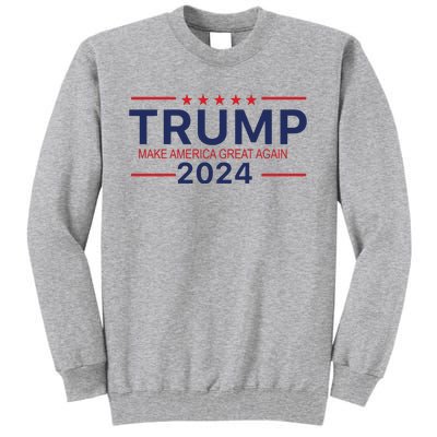 America Needs Trump Again 2024 Donald Trump Tall Sweatshirt