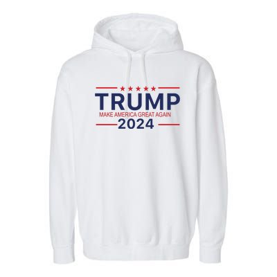 America Needs Trump Again 2024 Donald Trump Garment-Dyed Fleece Hoodie