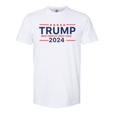 America Needs Trump Again 2024 Donald Trump Softstyle CVC T-Shirt