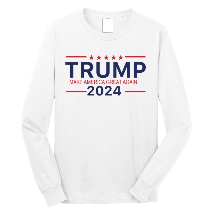 America Needs Trump Again 2024 Donald Trump Long Sleeve Shirt