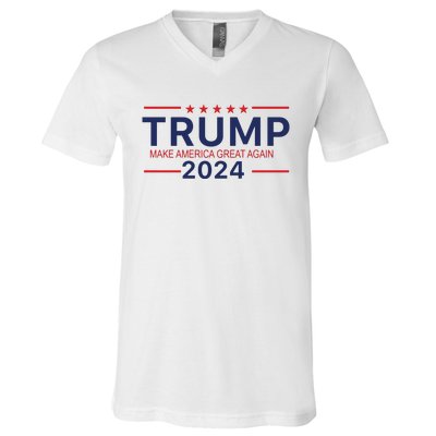 America Needs Trump Again 2024 Donald Trump V-Neck T-Shirt