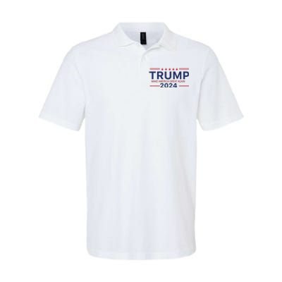 America Needs Trump Again 2024 Donald Trump Softstyle Adult Sport Polo