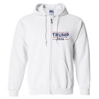 America Needs Trump Again 2024 Donald Trump Full Zip Hoodie