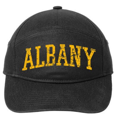 Albany Ny Throwback 7-Panel Snapback Hat