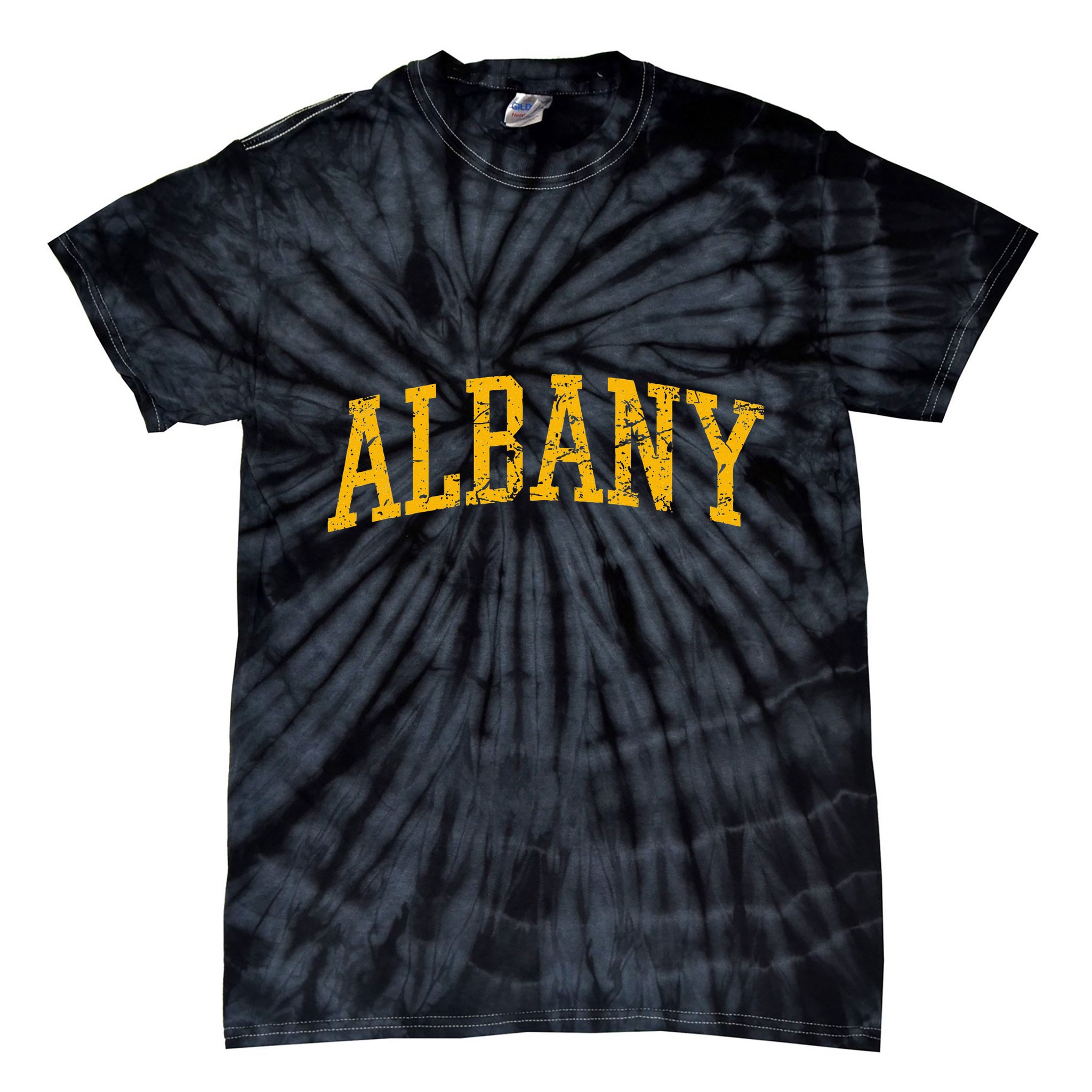 Albany Ny Throwback Tie-Dye T-Shirt