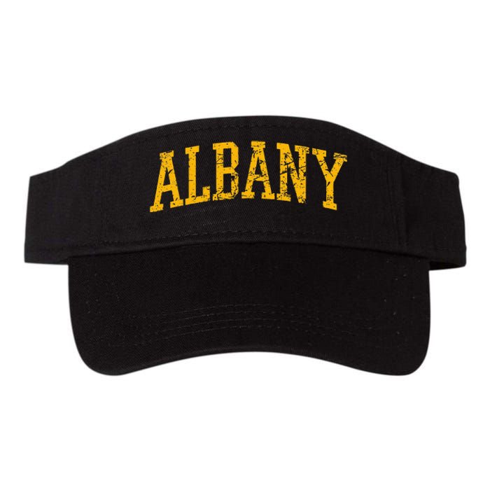 Albany Ny Throwback Valucap Bio-Washed Visor