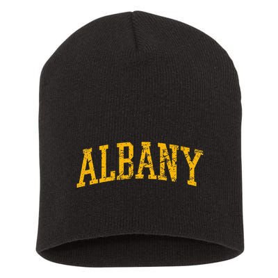 Albany Ny Throwback Short Acrylic Beanie