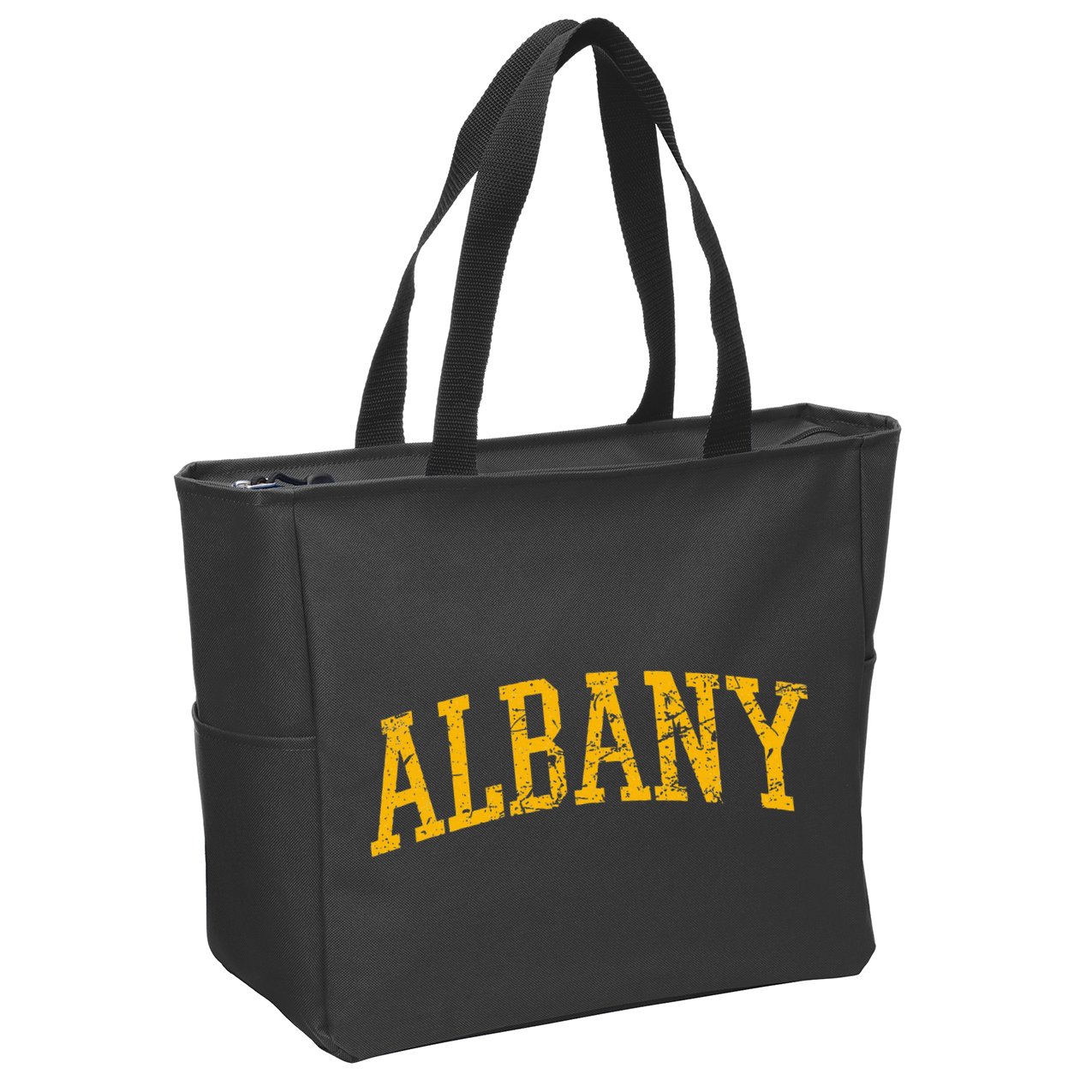 Albany Ny Throwback Zip Tote Bag
