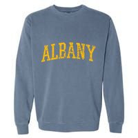 Albany Ny Throwback Garment-Dyed Sweatshirt