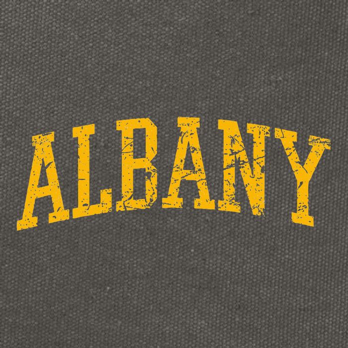Albany Ny Throwback Cotton Canvas Backpack