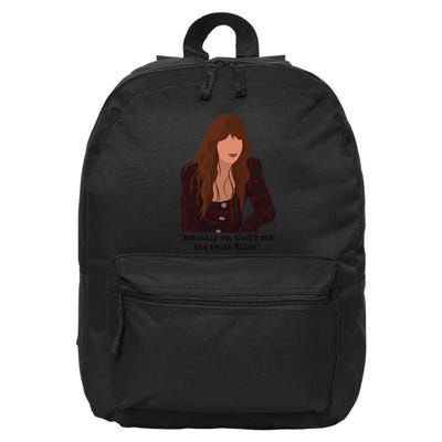 Actually No That’S Not The Truth Ellen 16 in Basic Backpack