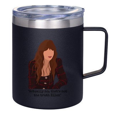 Actually No That’S Not The Truth Ellen 12oz Stainless Steel Coffee Mug