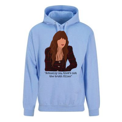 Actually No That’S Not The Truth Ellen Unisex Surf Hoodie