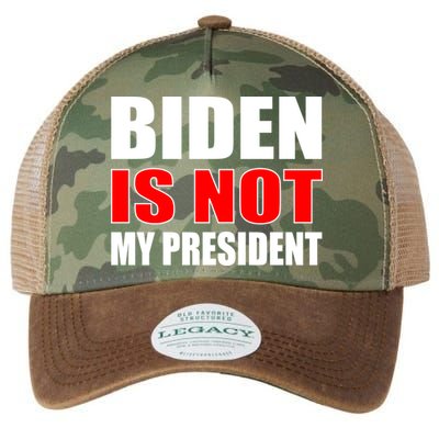 Anti Biden Is Not My President Legacy Tie Dye Trucker Hat