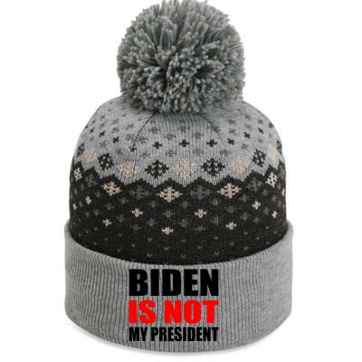 Anti Biden Is Not My President The Baniff Cuffed Pom Beanie