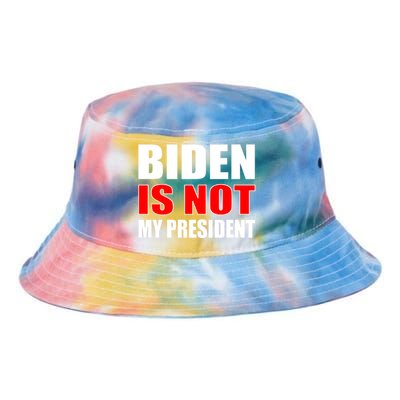 Anti Biden Is Not My President Tie Dye Newport Bucket Hat