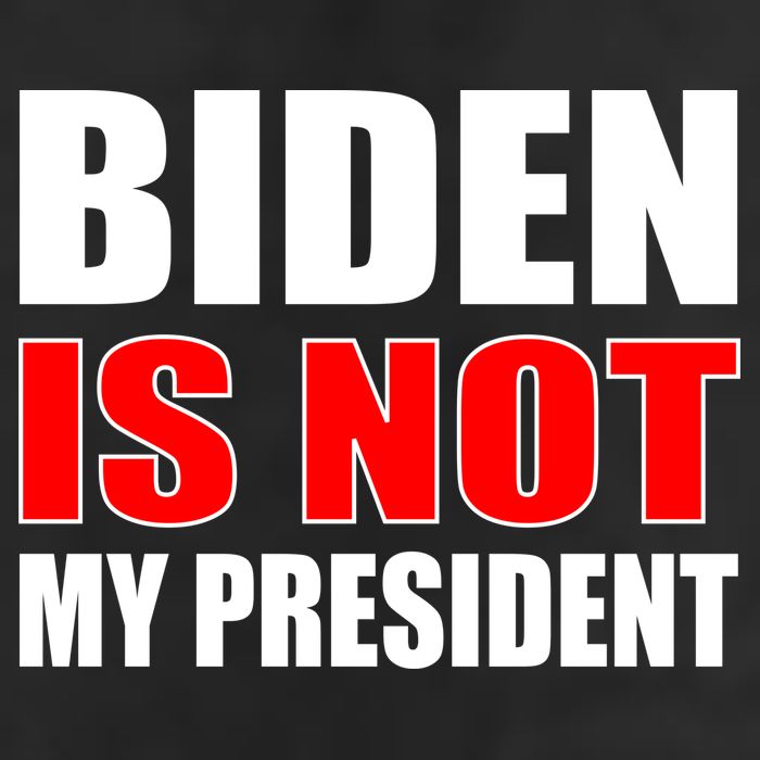 Anti Biden Is Not My President 7 Panel Mesh Trucker Snapback Hat