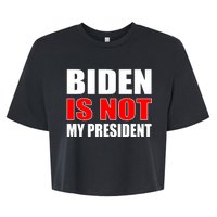 Anti Biden Is Not My President Bella+Canvas Jersey Crop Tee