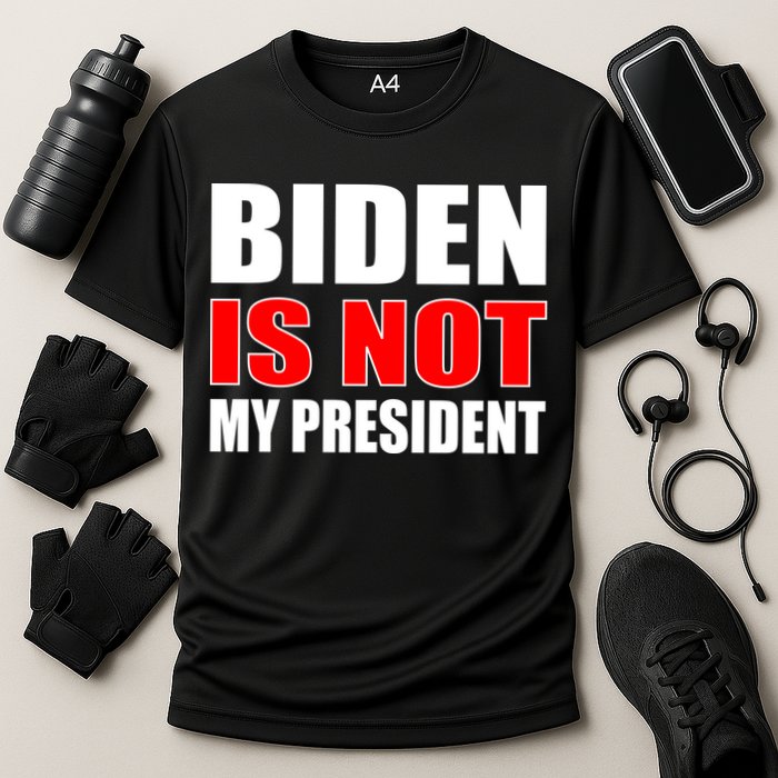 Anti Biden Is Not My President Cooling Performance Crew T-Shirt