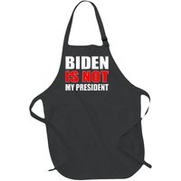 Anti Biden Is Not My President Full-Length Apron With Pockets