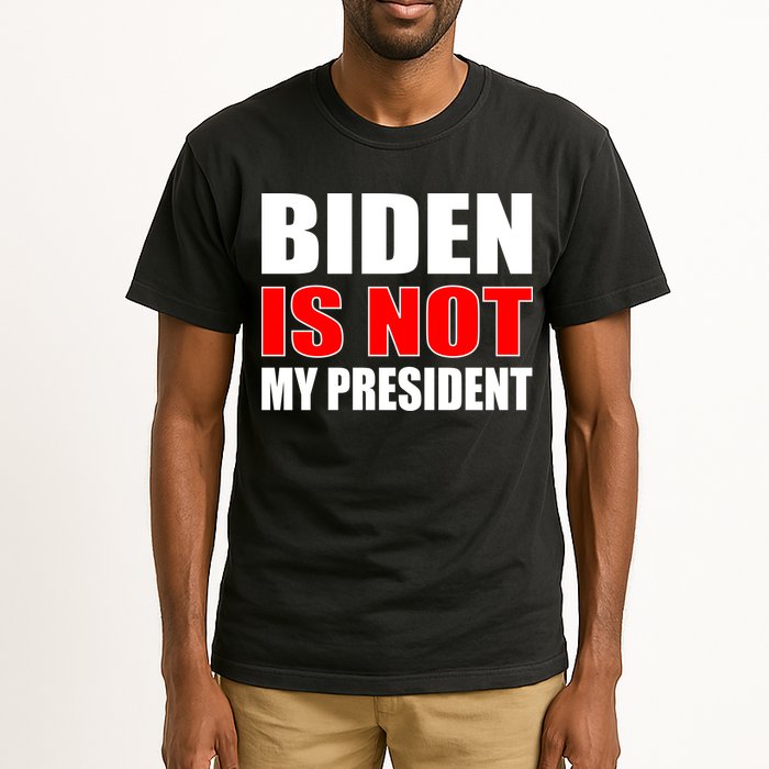 Anti Biden Is Not My President Tall T-Shirt