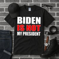 Anti Biden Is Not My President Tall T-Shirt