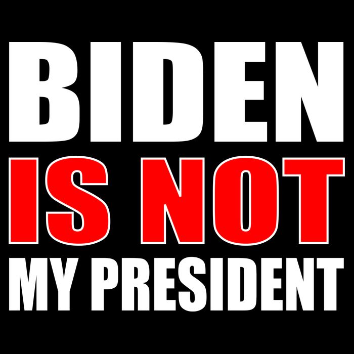 Anti Biden Is Not My President Tall T-Shirt