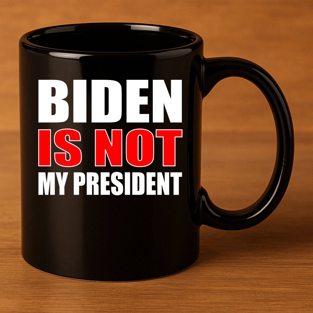 Anti Biden Is Not My President 11oz C Handle Ceramic Mug