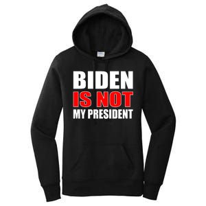 Anti Biden Is Not My President Women's Pullover Hoodie