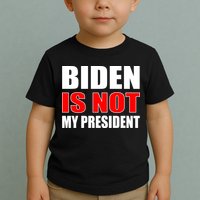 Anti Biden Is Not My President Toddler T-Shirt