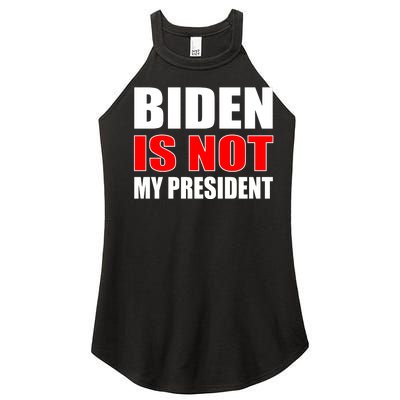 Anti Biden Is Not My President Women’s Perfect Tri Rocker Tank