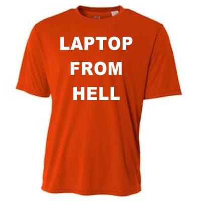 Anti Biden Pro Trump Laptop From Hell Cooling Performance Crew T-Shirt