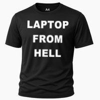 Anti Biden Pro Trump Laptop From Hell Cooling Performance Crew T-Shirt