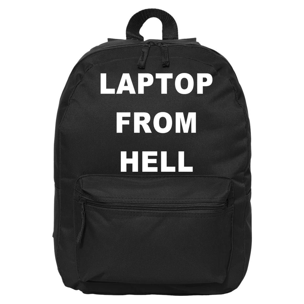 Anti Biden Pro Trump Laptop From Hell 16 in Basic Backpack