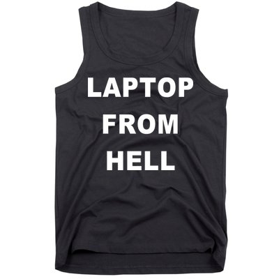 Anti Biden Pro Trump Laptop From Hell Tank Top