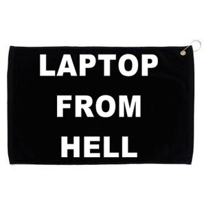 Anti Biden Pro Trump Laptop From Hell Grommeted Golf Towel