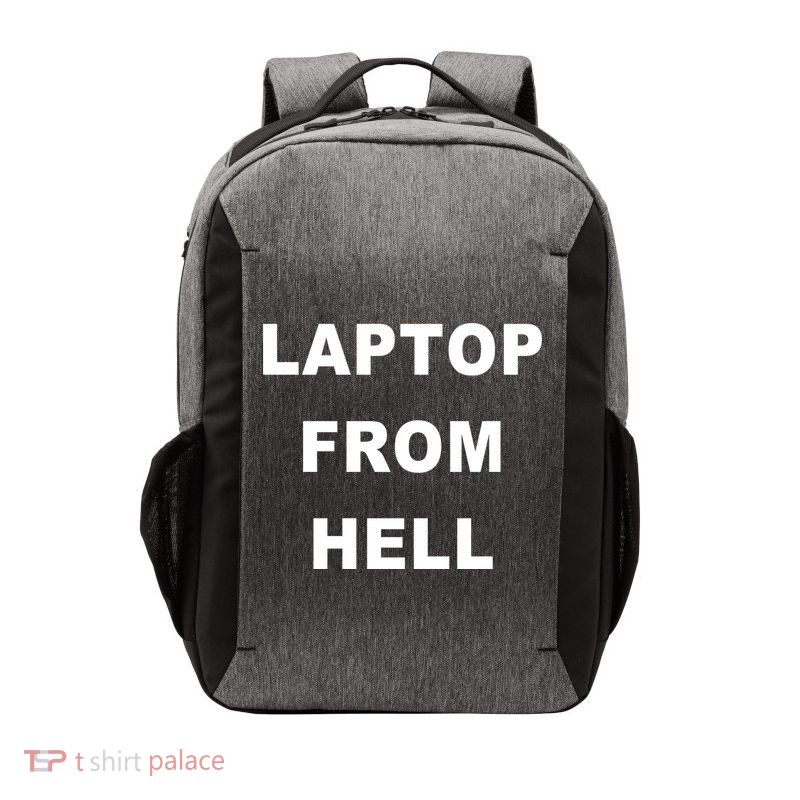 Anti Biden Pro Trump Laptop From Hell Vector Backpack