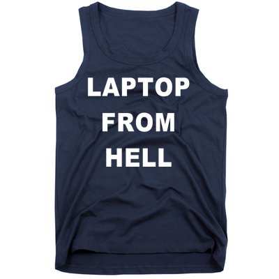 Anti Biden Pro Trump Laptop From Hell Tank Top