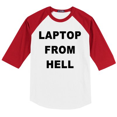 Anti Biden Pro Trump Laptop From Hell Baseball Sleeve Shirt