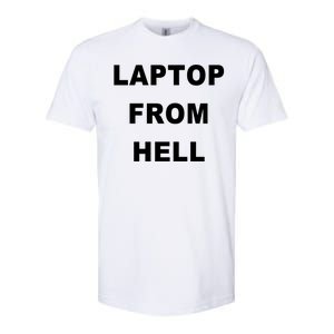 Anti Biden Pro Trump Laptop From Hell Softstyle CVC T-Shirt